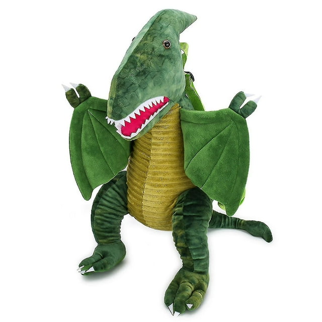 Mochila infantil de dinosaurios en 3D con bonitos dibujos de dinosaurios de peluche, ideal como regalo para niños (1 unidad)