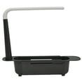 thumbnail image 2 of Telescopic Kitchen Over Sink Organizer, Expandable Storage Drain Basket Rack with Towel Hanger Length Freely Adjustable Large Capacity PP Expandable Sink Organizer for Kitchen Sink, 2 of 7