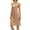 #583-Beige, variant on Censtreet Women's Full Slip for Under Dresses Cami Slip Mini Dress Adjustable Straps Basic Long Full Slips Nightgown