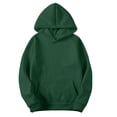 thumbnail image 2 of nerohusy Hoodies for Men Pullover,Oversized Long Sleeve Fleece Hooded Sweatshirt Lightweight Casual Fall Winter Y2K Hoodies Green,XXL, 2 of 7