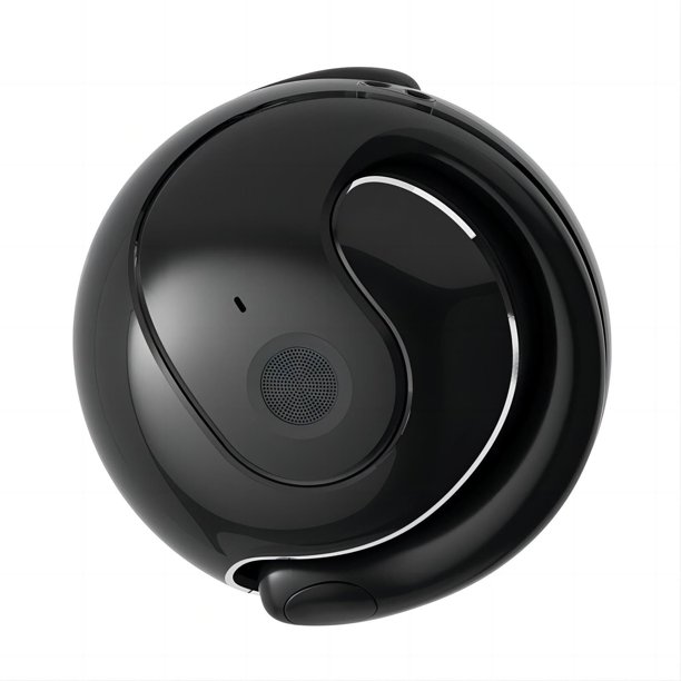 Auriculares estéreo Bluetooth: reducción de ruido, llamadas, música, juegos, estéreo auténtico, baja latencia, auriculares inalámbricos para correr, dispositivo de audio electrónico portátil (negro)