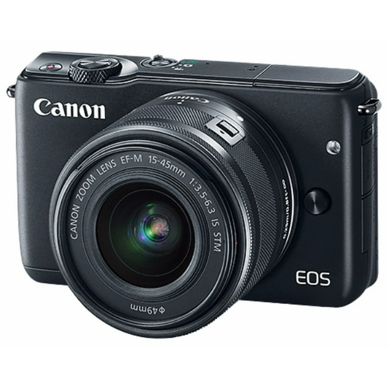 Canon EOS M10 Mirrorless Digital Camera with EF-M 15-45mm f/3.5