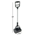 Pet Pooper Scooper Aluminum and Black Plastic Cat and Dog Poop