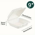 thumbnail image 1 of AMERTEER 25/50pcs  3 Compartment To Go Food Containers  Disposable Take Out Food Containers  To Go Boxes For Food  Clamshell Food Container  Heavy Duty To Go Box  Kitchen Supplies, 1 of 6