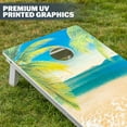thumbnail image 6 of GoSports 4 x 2 ft Resort Collection All Weather Cornhole Board Set - Regulation Size - Beach, 6 of 6