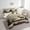 Black Beige, variant on Twin Bed in a Bag Cartoon Camping Comforter Set with Sheets 7Pieces All Season Camper Bedding Sets with Comforter, Pillow Sham, Flat Sheet, Fitted Sheet and Pillowcase