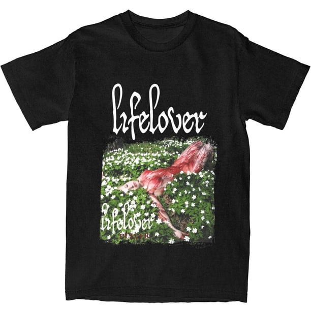 Camisetas Lifelover Band versátiles divertidas informales estampadas de algodón de manga corta para hombres y mujeres ropa de calle divertida Harajuku camisetas Unisex