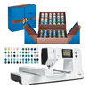 New Bernette B70 Embroidery Machine - Exclusive Designers Bundle Northern Lights Thread