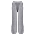 thumbnail image 5 of Bovxnpu Womens Pajama Pants Sleep Lounge Pants High Waist Wide Leg Casual Pants Comfortable Loose Sleepwear, 5 of 8