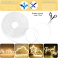 thumbnail image 4 of Tira led neon blanco calido flexible unicolor 5 metros solo rollo impermeable DOSYU DY-YL08, 4 of 8