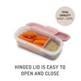 thumbnail image 4 of Melii baby & toddler dip container, 10.8 oz (320 ml) total capacity, blush & berry, 4 of 5