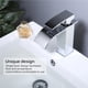 thumbnail image 3 of Advancent Grifo de agua para lavabo, suministros para el hogar, accesorios para el hogar de un solo orificio cuadrados, grifos de baño multiusos Accesorios de baño, 3 of 6