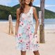 thumbnail image 3 of Vestido de Verano para Mujeres sin Mangas Cuello en V con Impresión de Bolsillo, Vestido Casual para Uso Diario Y de Fiesta, 3 of 6