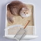 thumbnail image 4 of Arena para gatos, elevador de gatitos, sustrato de arena, malla de acero inoxidable para tamizar la arena. Agujero de malla 43x43 mm, 4 of 8