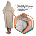 thumbnail image 3 of SUN CUBE Surf Poncho Changing Robe with Hood | Terry Cotton Changing Towel, 3 of 8