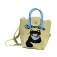 thumbnail image 3 of freneci Women Crochet Phone Bag Adorable Unique Mini Handbag for Street Travel Beach Yellow Cat, 3 of 8