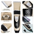 thumbnail image 2 of Dog Grooming Clippers Kit, Low Noise USB Rechargeable Pet Grooming Kit, Professional Cordless Dog Trimmer Shaver for grooming, Electric Pet hair Clippers for Cats Dogs Long Hair Pet heavy duty dog gro, 2 of 3