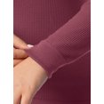 thumbnail image 6 of Fruit of the Loom Women's Recycled Waffle Thermal Top & Bottom Set, Sizes XS-4XL, 6 of 11
