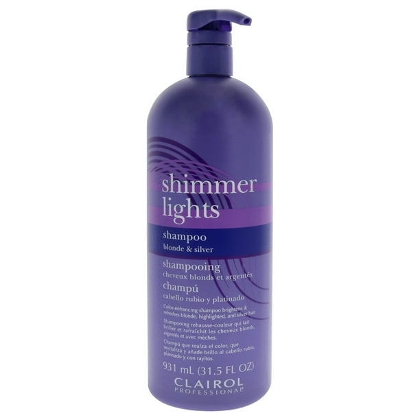 Clairol Shimmer Lights Blonde and Silver Shampoo , 31.5 oz Shampoo