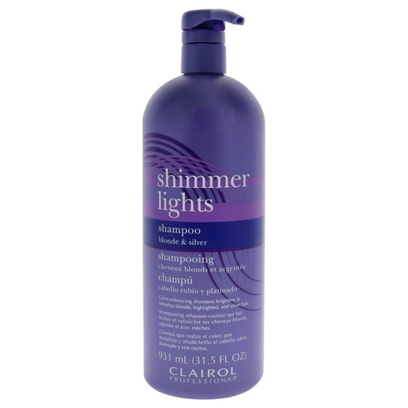 Clairol Champú Champú Shimmer Lights Rubio y Plata 31.5 oz Clairol Professional Champú 31.5 oz