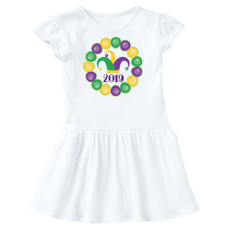 Mardi Gras 2019 Jester Hat Party Toddler Dress