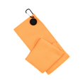 thumbnail image 3 of Toalla de golf para bolsas de golf, portátil, cómoda, ideal como regalo para golfistas. Incluye clip. Tamaño waffle grande. Naranja, 3 of 9