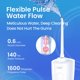 thumbnail image 3 of Irrigador de agua portátil inalámbrico, 6 modos, 5 puntas de chorro, irrigador oral dental profesional, recargable eléctrico IPX7, impermeable, 250 ml, limpiador de dientes con hilo de agua para el hogar/viaje/cuidado de aparatos ortopédicos Vhermosa CZMR-ZC129, 3 of 7