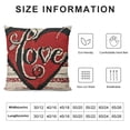 thumbnail image 5 of SHANXI Valentine’s Day Valentines Decor Gift Wedding Pillowcase 20x20in, 5 of 5