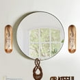 thumbnail image 3 of Copper and Gold Wall Candle Sconces with Feather Design, 3 of 8