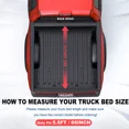thumbnail image 2 of Open Box Hard Truck Bed Cover 5.5FT 4-Fold for 2015-2025 Ford F150 F-150 On Top, 2 of 7