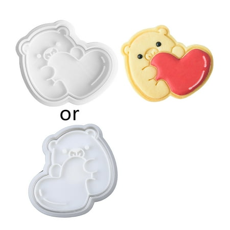 

ZPAQI Paste Mould Press Baking Utensils Food-grade Plastic Fondant Cake Mold Cake Plunger Household Cake Decoration Easy Safe