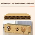 thumbnail image 4 of ColourTree Cat Scratching Pads, Multi-Purpose Cat Scratcher Tunnel, Cat Scratching Board House, Cat Tunnel Scratcher with Toy Hanging Ball, Interactive Peephole, 4 of 7