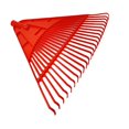 thumbnail image 4 of Terraxo Leaf Rake Head Pp Garden Leaf Rake Head 24 Tines Lawn Rake Head Replacement Lightweight Multifunctional Leaf Remover Suitable for Agricultural Fields Red, 4 of 8