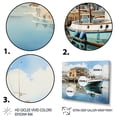 thumbnail image 3 of Designart "Reflective Moments at the Harbor Port XII" Nautical & Beach Floater Framed Canvas Wall Art, 3 of 7