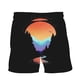 thumbnail image 4 of Puntoco Pantalones Cortos Con Estampado Hawaiano Para Hombre, Pantalones Cortos Con Bolsillo Y Cordón, Pantalones Cortos Para Hombre, 4 of 6