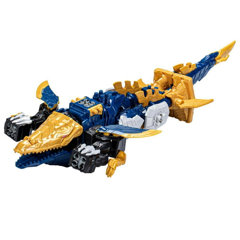 Power Rangers Dino Fury Morphing Mosa Razor Zord Blue Action