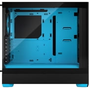 Fractal Design Pop Air RGB Clear Tempered Glass ATX Mid-Tower Computer Case, Cyan Core