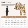thumbnail image 4 of Lsque Autumn Vintage Pattern Long Sleeve Pajama Set for Women - Soft 2-Piece Sleepwear and Loungewear Set with Pockets, Comfy Nightwear-Small, 4 of 7