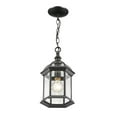 thumbnail image 3 of 1 Light Outdoor Chain Mount Lantern In Gothic Style 8 Inches Wide By 13.75 Inches High-Rust Finish Z-Lite 563Chm-Rt, 3 of 5