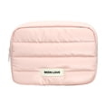 thumbnail image 1 of Neceser de almacenamiento para baño, neceser de maquillaje, multifuncional, elegante, organizador de viaje, para mujer, para artículos de tocador. Rosa, 1 of 9
