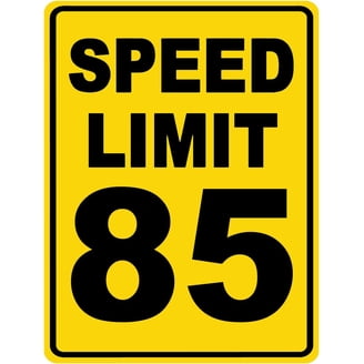 Speed Limit Sign 45 MPH Speed Zone Ahead Crossing Sign Outdoor Use