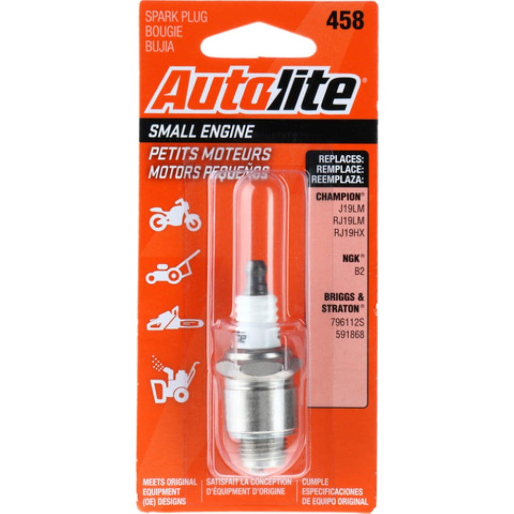 Autolite Small Engine Spark Plug, 458DP for Select Power Equipment