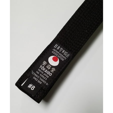 Tokaido Karate JKA Black Cotton Belt (Best Belt In Karate)