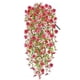 thumbnail image 1 of Flores artificiales, flores falsas, flores de imitación, violeta simulada, Phalaenopsis, cesta colgante de ratán para colgar en la pared, para exteriores, decoración de patio, simulación decorativa pa, 1 of 2