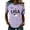 Purple, variant on USA 250th Anniversary Shirt for Women American Flag Print T Shirts Fourth of July Clothes Casual Crewneck Summer Tops