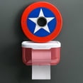 thumbnail image 3 of Toilet Paper Holder For Toilet Paper Towel Holder Bathroom Dispenser Storage Box (blue), 3 of 4