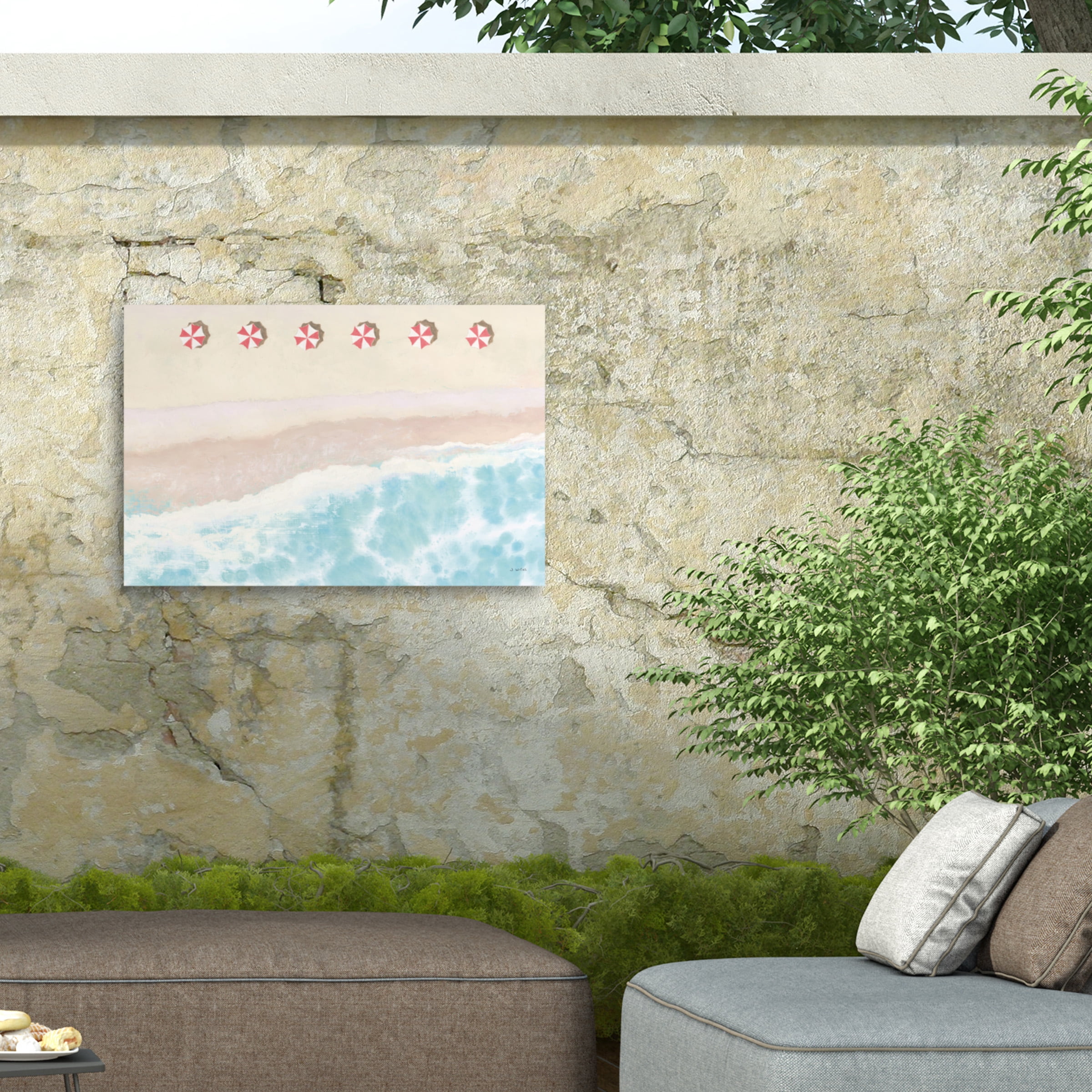 James Wiens 'Sky Seaview I' Outdoor Canvas 22x16