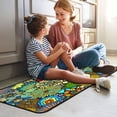 thumbnail image 6 of Colorful Floral Rug for Kitchen Mats for Floor 2 Piece, Anti Fatigue Floor Mat for Kitchen, Kitchen Floor Mats for in Front of Sink and Boho Kitchen Matt for Standing for Kitchen Decor 17"X30"+17"X47", 6 of 6