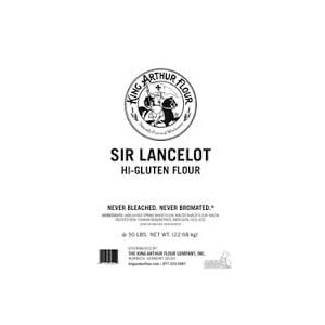 King Arthur Lancelot Hi Gluten Flour 1x50lb Walmart Com Walmart Com