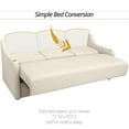 thumbnail image 5 of Qualitex Ethos Console DX RV Sofa Bed - 72" Wide - Bisque Ultimate Leather, 5 of 9